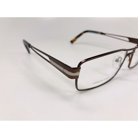 New Wide Guyz Brown COSTELLO Eyeglasses 59mm for The Stylish Large Man - Picture 5 of 12